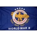World War II Commemorative Flag - 3x4'