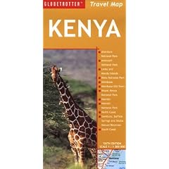 Kenya Travel Map (Globetrotter Travel Map)