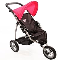 The New York Doll Collection Doll Jogging Stroller for Ages: 4+