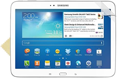 (12 Pack) Samsung Galaxy Tab 3 10.1 P5200 Ultra Clear Invisible Premium Grade Screen Protector with LCD Polishing Cloth