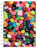 Go Stationery A5 Diary Day to View Jelly Beans Wire-o Bound Printed polyprop covers