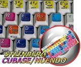 STEINBERG CUBASE / NUENDO KEYBOARD STICKERS