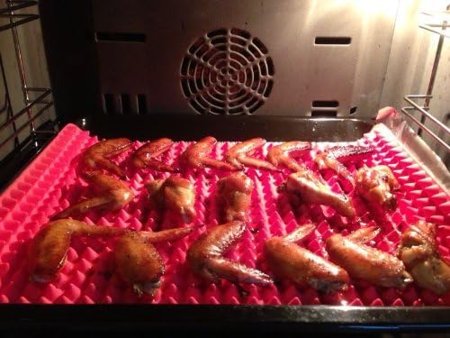 Lokpui 2pcs Oversized 406mm * 290mm Barbecue Drain Oil Filter Pad of Silica Gel