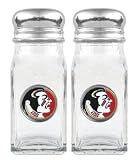 Florida State Seminoles Glass Salt and Pepper Shakers