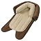 Eddie Bauer® 2-in-1 Head Support - Chocolate