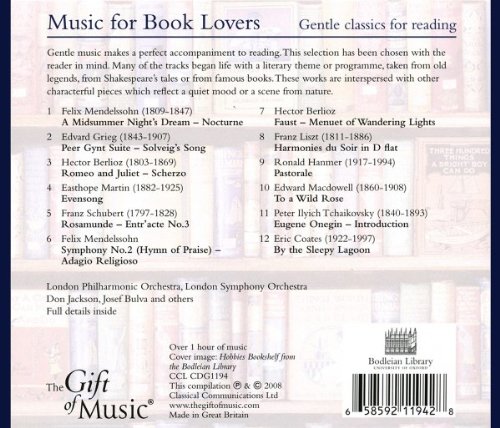 Cover image : Music for Book Lovers