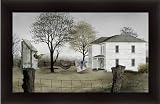 Spring Cleaning by Billy Jacobs Primitive Folk Art Americana 22.5x14.5 in Framed Art Print Picture