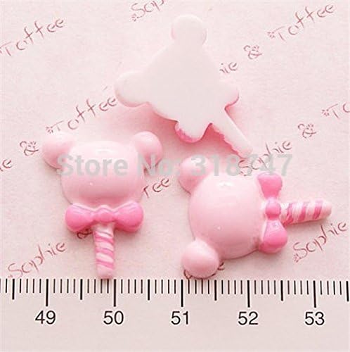 6pcs 18*22mm Flat Back Resins, Kawaii Cabochon for Crafts