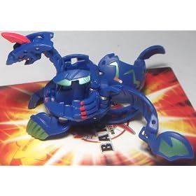 Bakugan New Vestroia Bakubronze LOOSE Single Figure Aquos (Blue) Viper Helios 730G Power