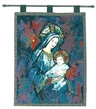 Madonna And Child 26 X 36 Tapestry Wall Hanging