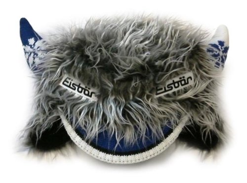 Eisb&auml;r Herren M&uuml;tze Power Horn, graumele/blau, M