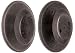 Saint-Gaudens 8300-PASS.SNB Salerno Oval Interior Passage Knob, Satin Nickel Bronze