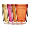 Boston Warehouse 16-Ounce Insulated Tumbler Warm Tones, Set of 4