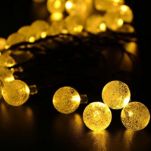 Solar power globe string lights (30 led) for indoor/out…
