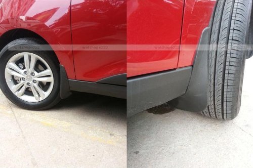 Black Auto parts 4PCS Mudguard Splash Guard Mud 