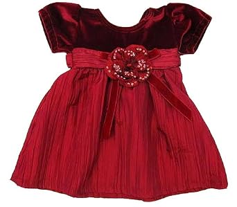 Haute Baby Red Tis the Season Baby Girl Dress