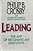 Leading: The Art of Becoming an Executive