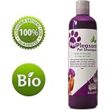 Natural Pet Shampoo for Dogs & Cats - Moisturizing and Deodorizing Formula with Lavender & Evening Primrose - 8oz Bottle - USA Made By Honey Dew