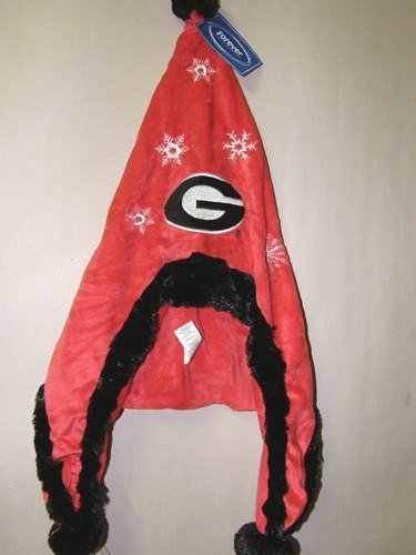 Georgia Bulldogs NCAA Thematic Santa Hat