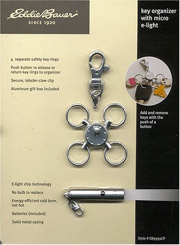 Eddie Bauer Key Organizer with LED Light