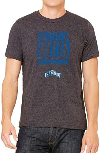 Mount Saint Marys University Mountaineers Straight Outta Emmitsburg T-Shirt (Large)