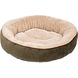 Petco Textured Round Cat Bed in Fern, 20" Diameter