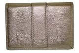 Coach Metallic Gold Leather ID Card Case Holder 60568