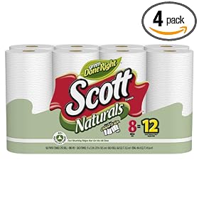 Scott Naturals Choose-A-Size Mega Roll, 8 102-Sheet Rolls (Pack of 4)