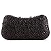 Tom Clovers Women's Glamour Rhinestone Hard Case Evening Wedding Party Clutch Purse Wallet