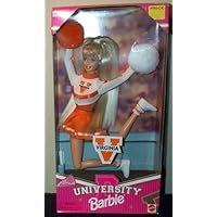 University Virginia Barbie Cheerleader Doll