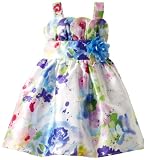 Youngland Girls 2-6X Water Color Floral Tulip Woven Dress