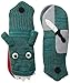 Kidorable Green Dragon Knight Soft Acrylic Mittens for Boys w/Puppet Dragon Mouth