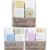4-Pack Brushed Terry (Applique) Socks