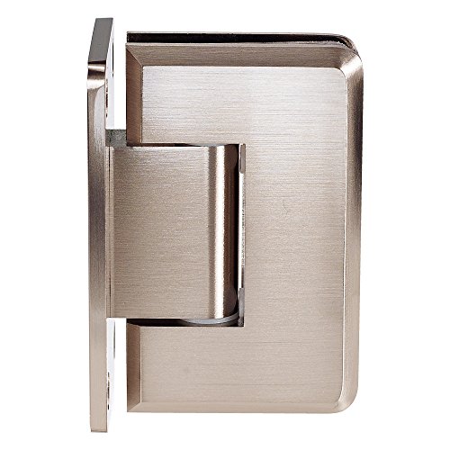Glass to Wall Frameless Heavy Glass Shower Door Hinge (Brushed Nickel