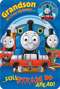 Thomas The Tank Engine - Grandson Birthday Card