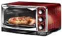 Oster 6295 6-Slice Convection Toaster Oven, Red