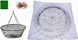 South Bends Silver Wire Mesh 2-Ring Crab Trap -18