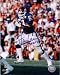 Harry Carson Autographed/Hand Signed Giants 16x20 photo with HOF 06 Inscription (Pose 3)