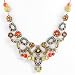 Jewelry : NEW Ayala's Timeless Beauty Necklace in Electric Orange, Plum and Sand #3542 ANK ONK
