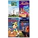 walt disney's 4 pack:Aladdin (1992), Walt Disney Masterpiece, Pinocchio, Lion King (1994), Antz (Clam)