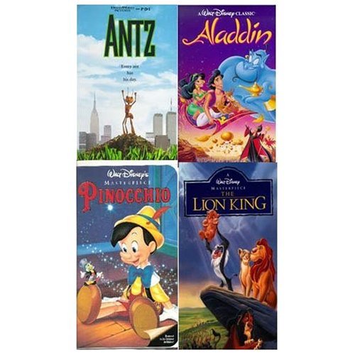 walt disney's 4 pack:Aladdin (1992), Walt Disney... by Ant Videos
