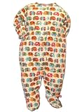 Elephant Parade Footie by Zutano - Multi-colored - 0-6 Mths