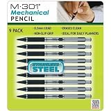 M-301 Stainless Steel Mechanical Pencil - 9pk
