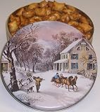 Gourmet Food : Scott's Cakes Peanut Butter Pretzel Nuggets in a Homestead Tin