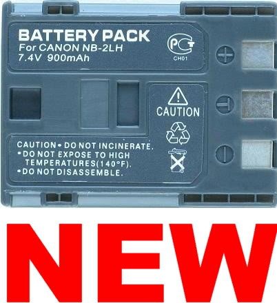 NB-2LH Lithium Ion Rechargeable Battery for Canon EOS Digital Rebel XTi, High Definition Camcorder – VIXIA HV30, MiniDV Camcorders Elura 40 MC, MiniDV Camcorders Elura 45, MiniDV Camcorders Elura 50, MiniDV Camcorders Elura 60, MiniDV Camcorders Elura 65, MiniDV Camcorders Elura 70, MiniDV Camcorders Elura 80, MiniDV Camcorders Elura 85, MiniDV Camcorders Elura 90, MiniDV Camcorders Optura 30, MiniDV Camcorders Optura 40, MiniDV Camcorders Optura 400, MiniDV Camcorders Optura 50