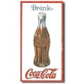 Nostalgic Coca Cola Tin Sign: 1915 Bottle