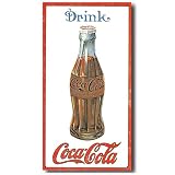 Nostalgic Coca Cola Tin Sign: 1915 Bottle