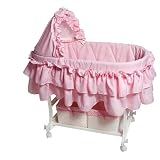 Buy Rocking Cradle Bassinet - Pink Gingham