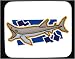 Mouse Pad with fauna, ocean, basking, maximus, shark, sea, cetorhinus, fish
