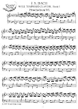 Bach, J.S. Book I: Prelude and Fugue No. 6: Instantly download and print sheet music